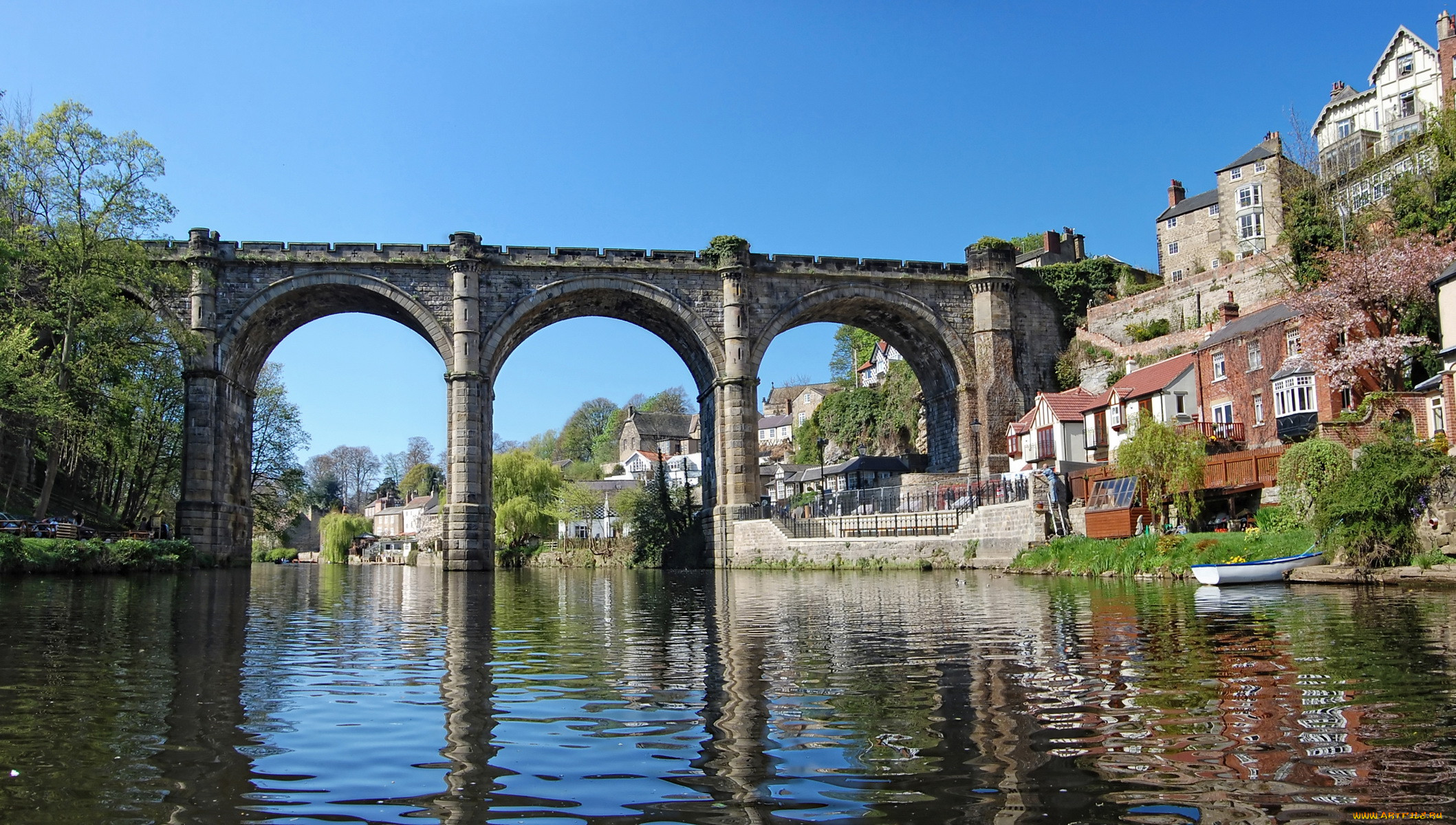 knaresborough, viaduct, harrogate, england, , , , 